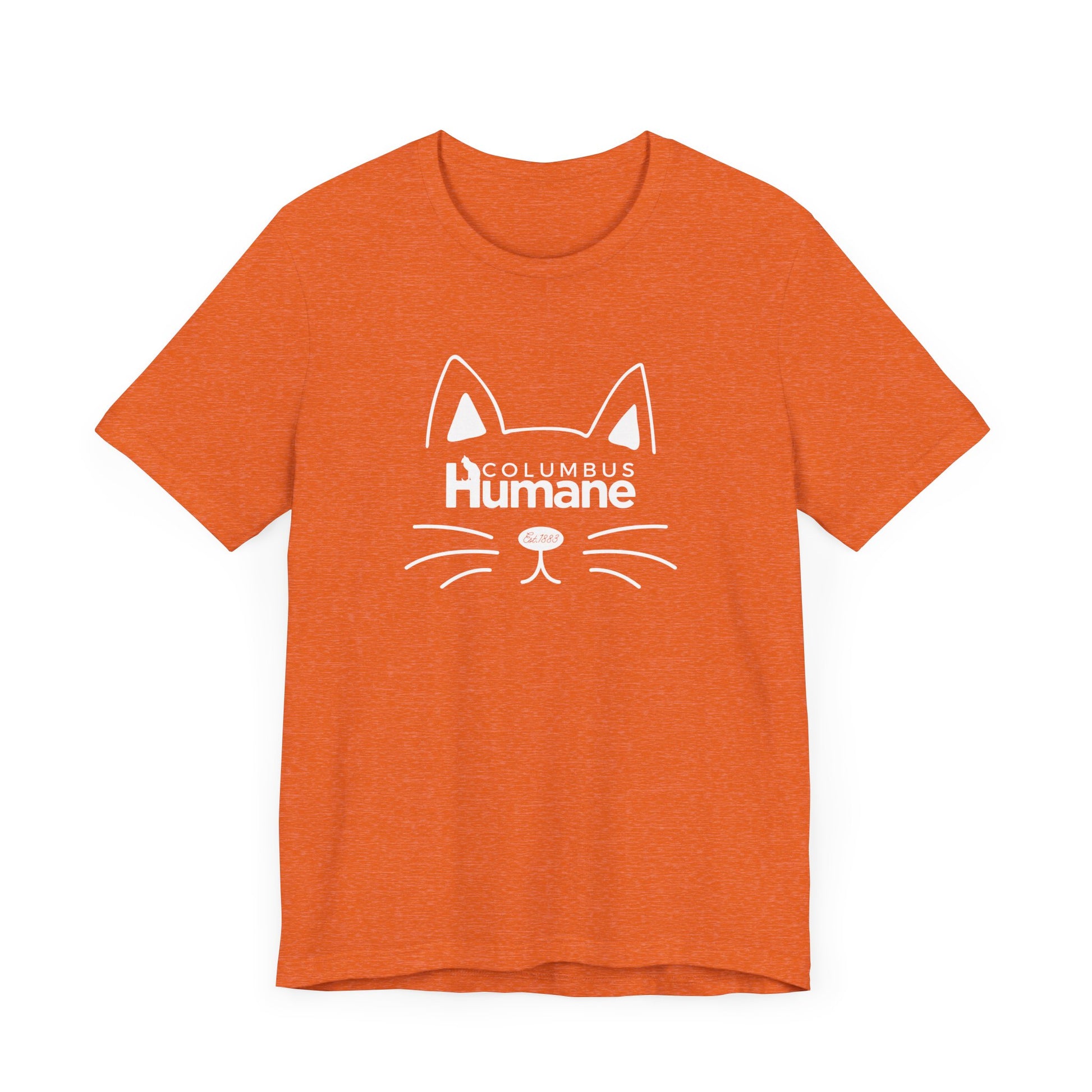Cat Columbus Humane Unisex Jersey Short Sleeve Tee