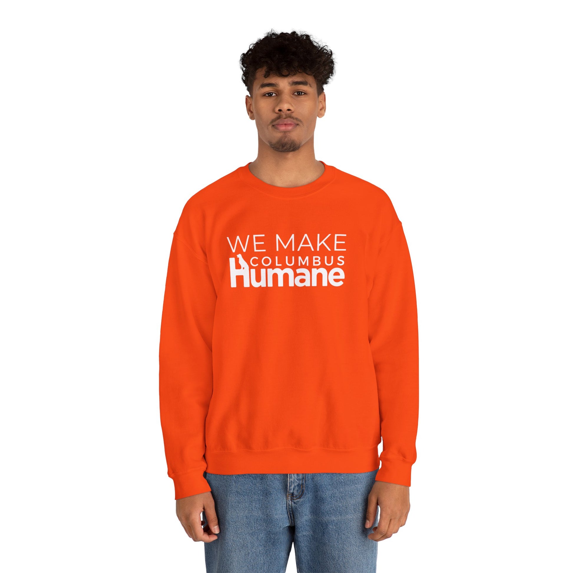 We Make Columbus Humane Unisex Heavy Blend Crewneck Sweatshirt
