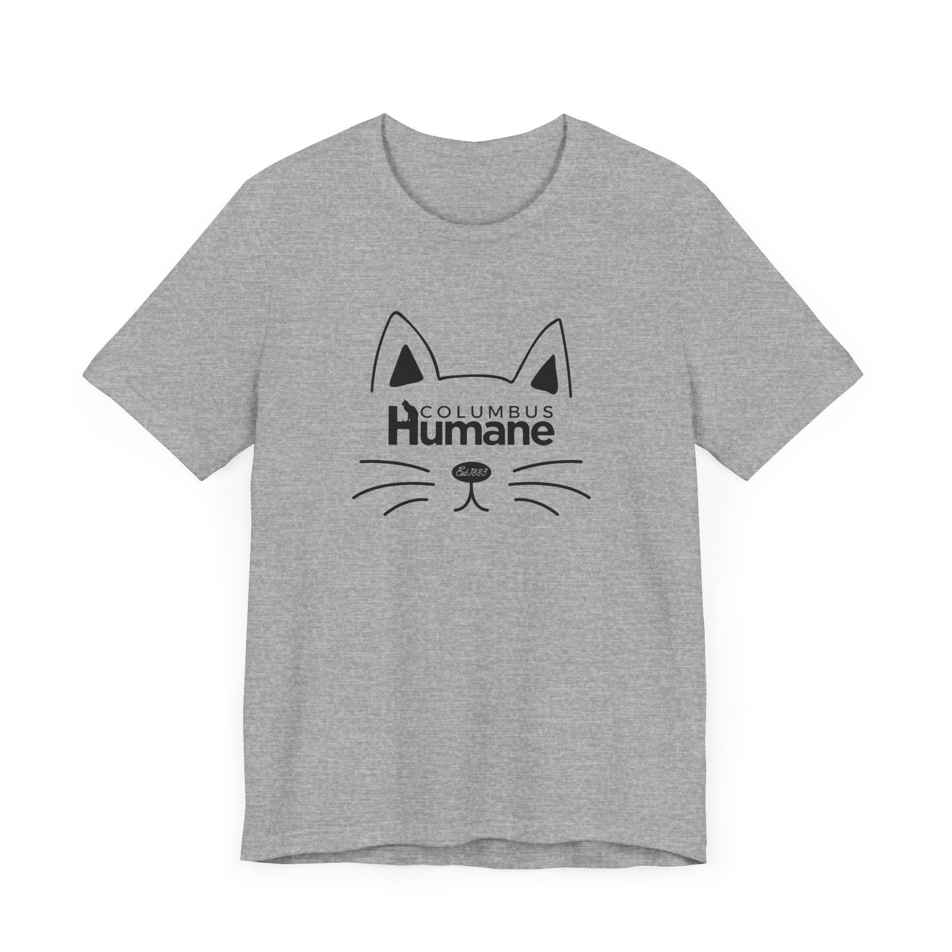 Cat Columbus Humane Unisex Jersey Short Sleeve Tee