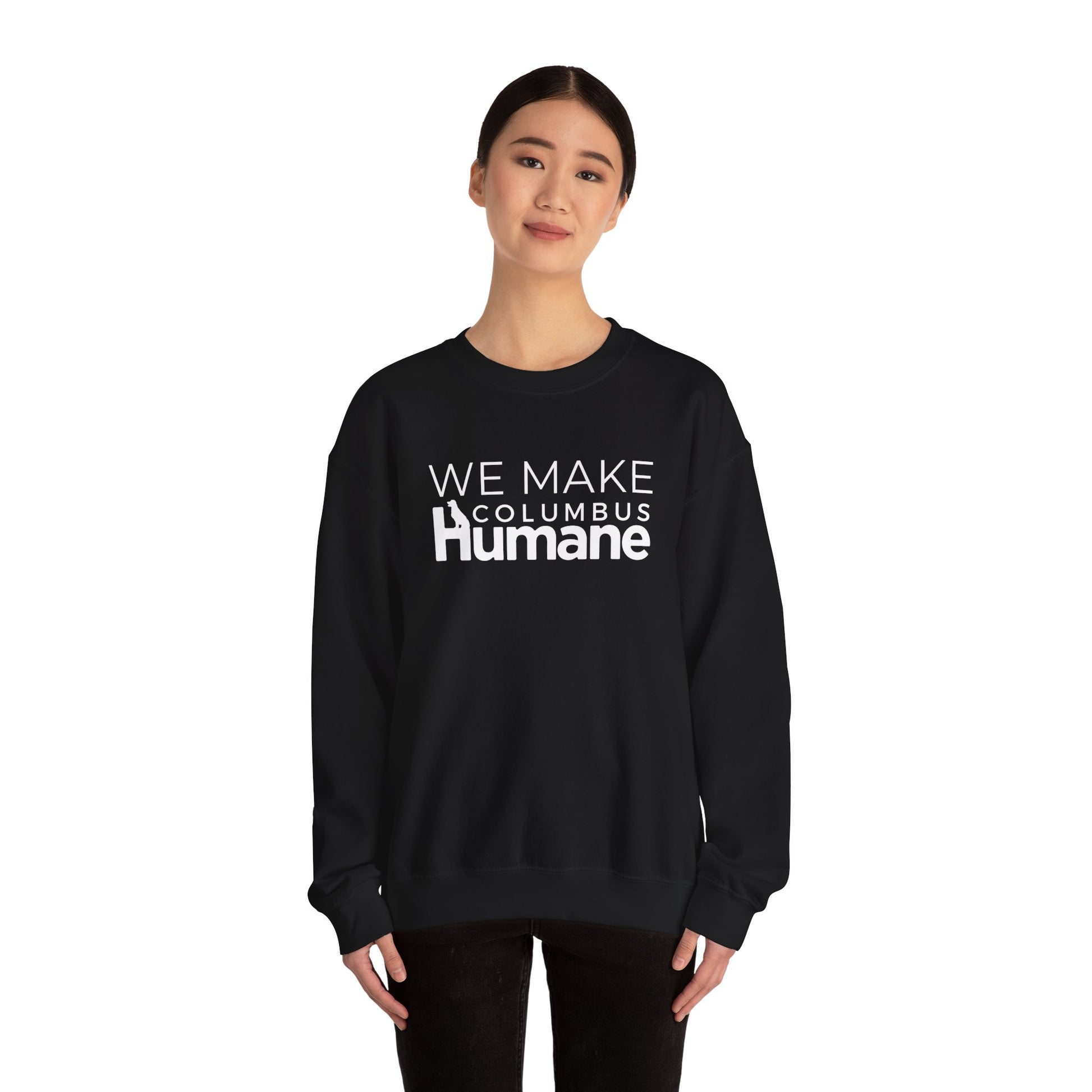 We Make Columbus Humane Unisex Heavy Blend Crewneck Sweatshirt