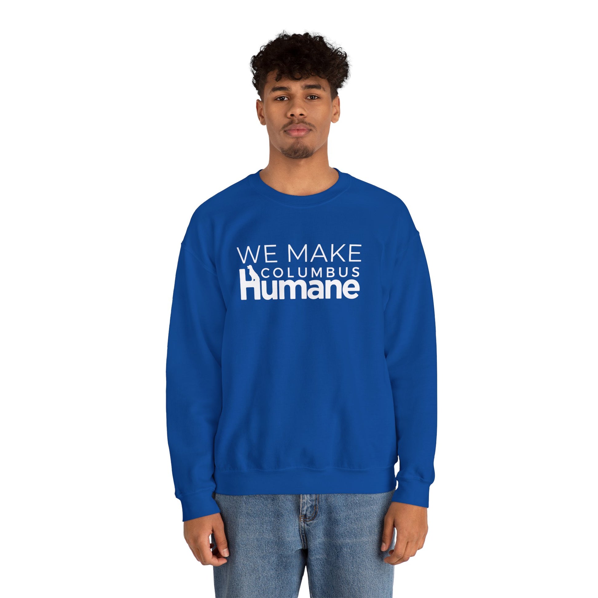 We Make Columbus Humane Unisex Heavy Blend Crewneck Sweatshirt