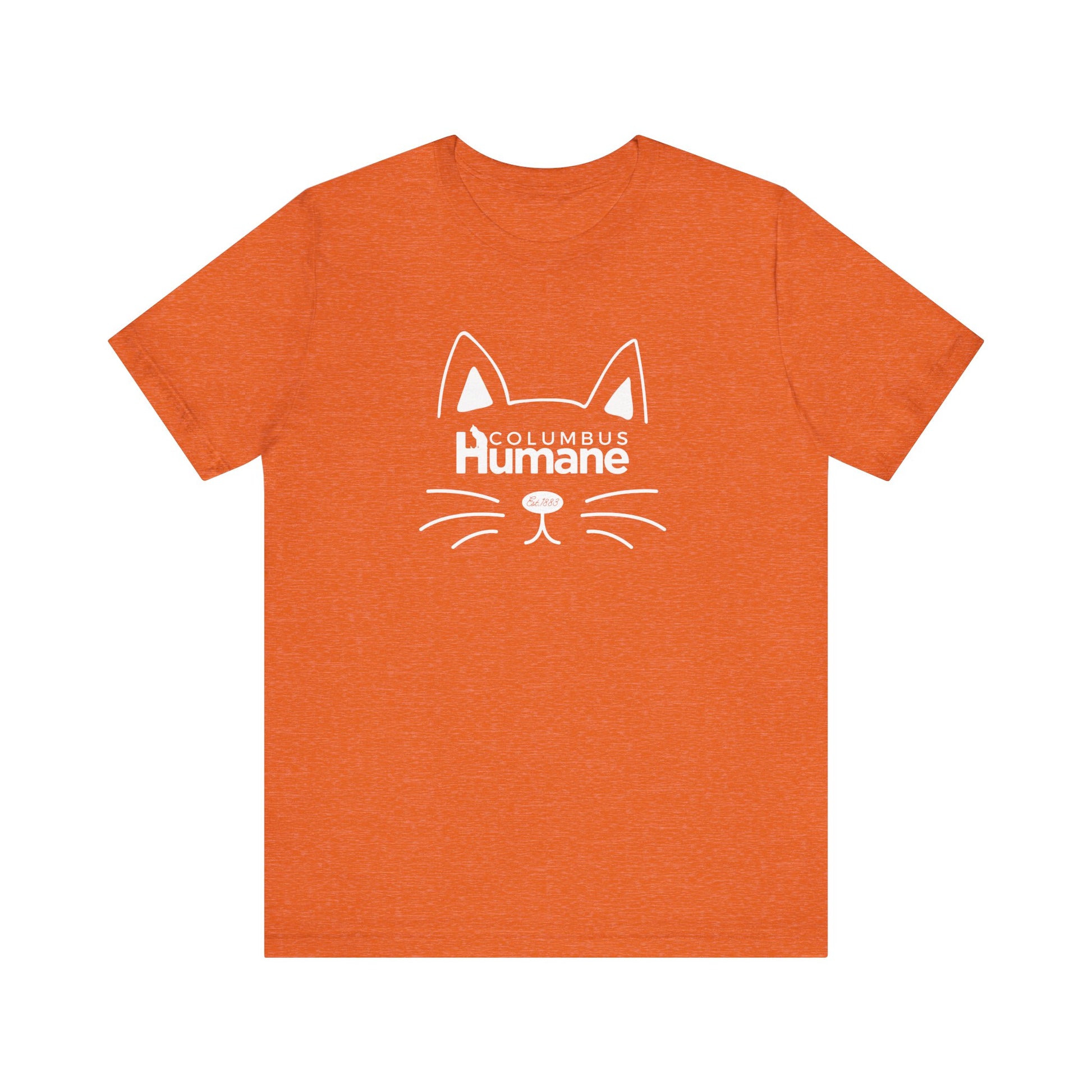Cat Columbus Humane Unisex Jersey Short Sleeve Tee