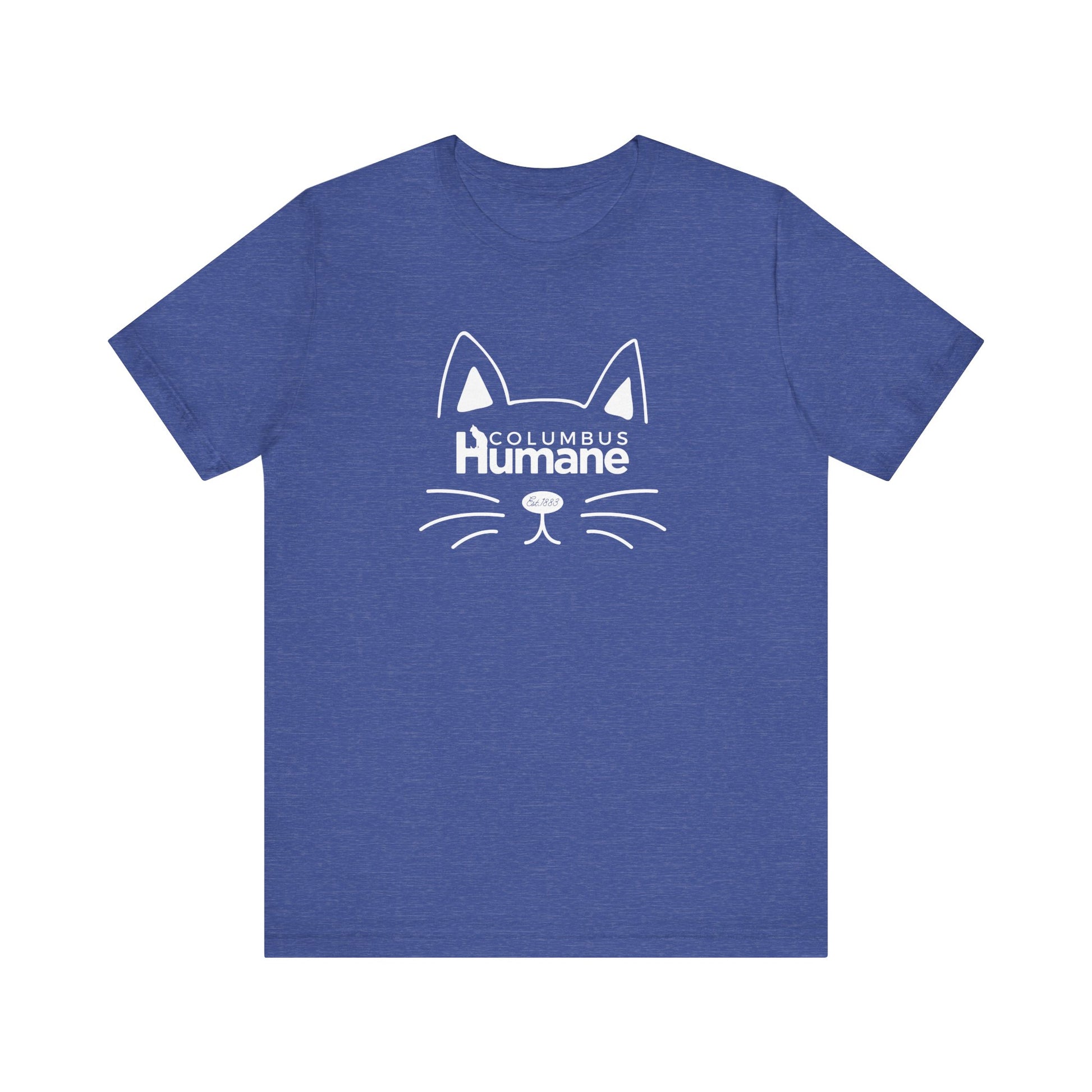 Cat Columbus Humane Unisex Jersey Short Sleeve Tee