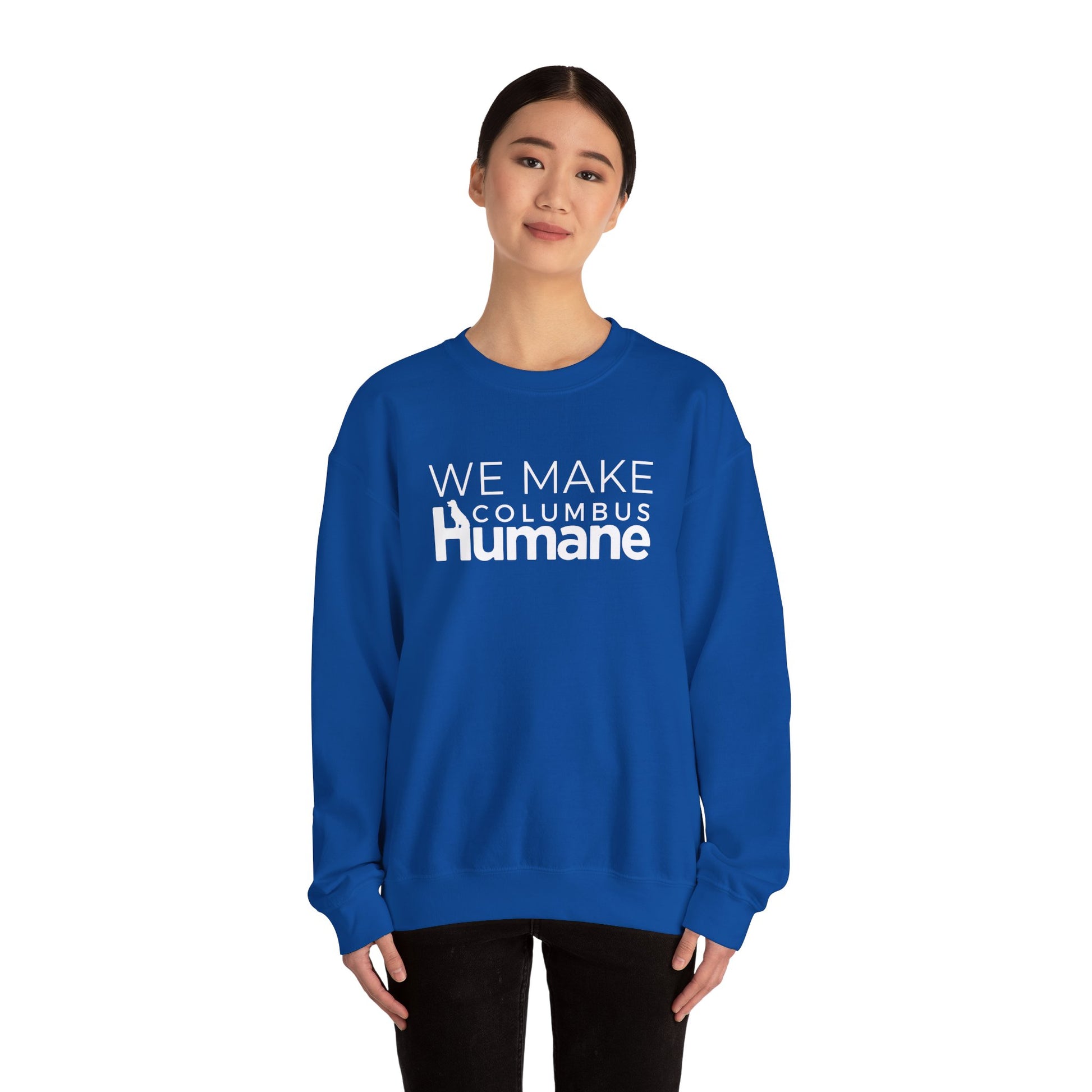 We Make Columbus Humane Unisex Heavy Blend Crewneck Sweatshirt