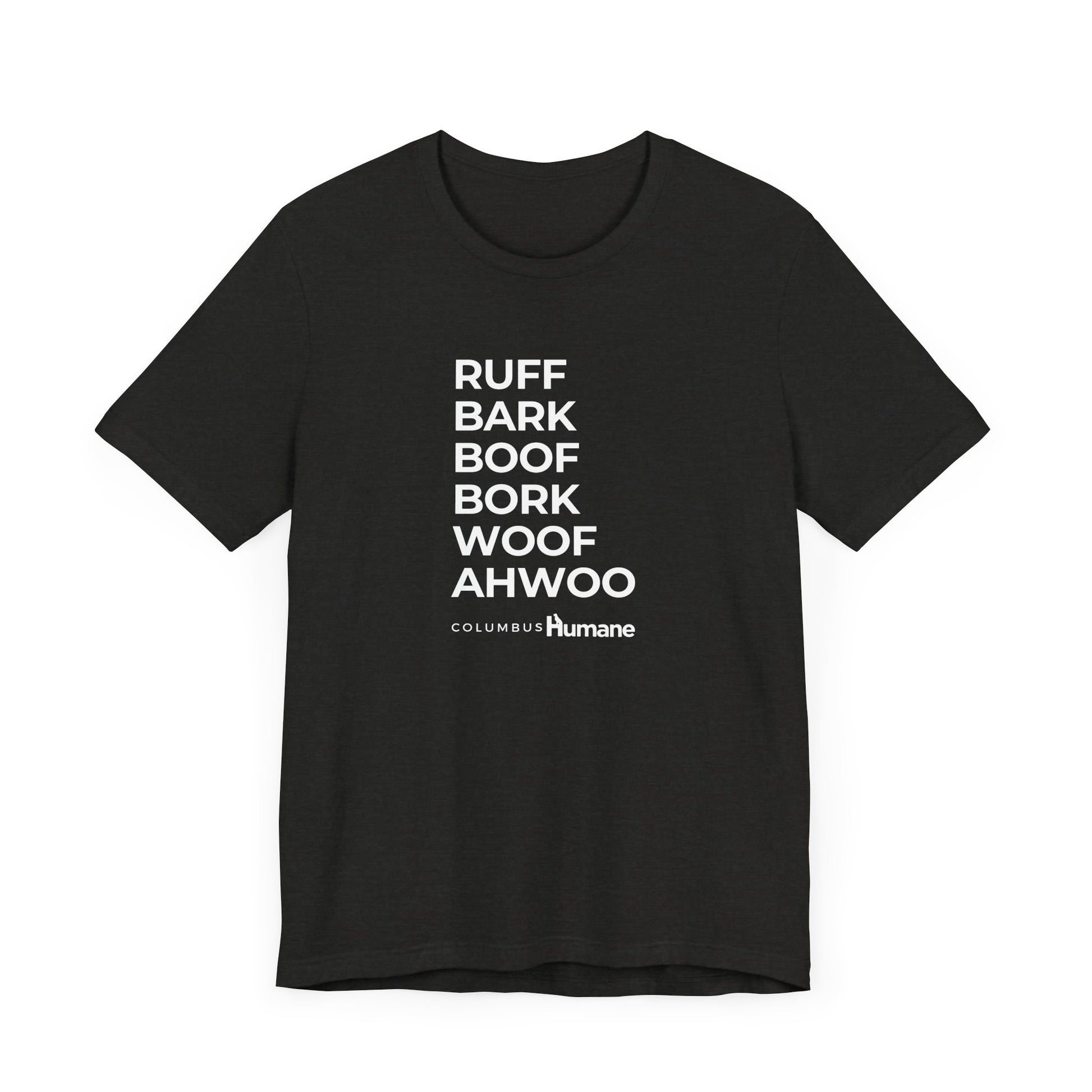 Woof Columbus Humane Unisex Jersey Short Sleeve Tee