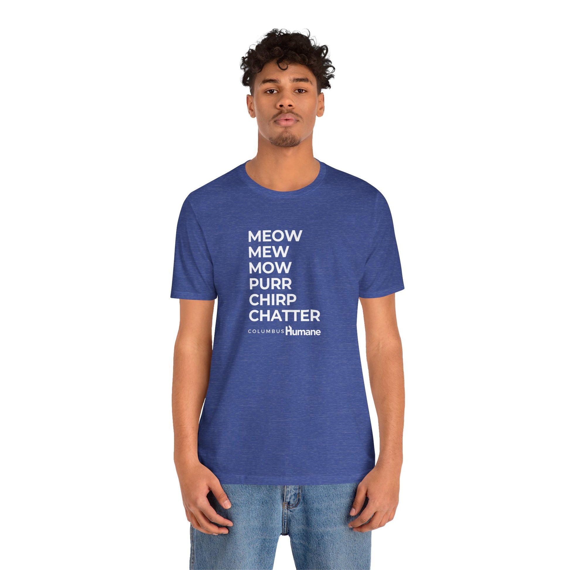 Meow Columbus Humane Unisex Jersey Short Sleeve Tee