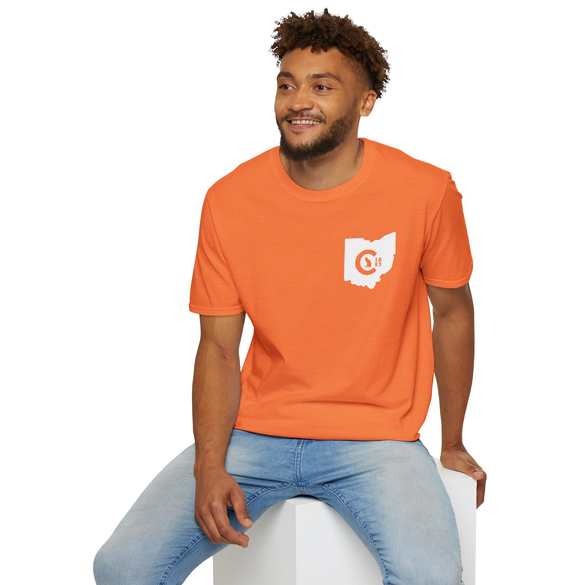 Ohio Cat Unisex T-Shirt, Soft Cotton Tee, Animal Charity Shirt, Gift for Dog Lovers, Casual Everyday Wear