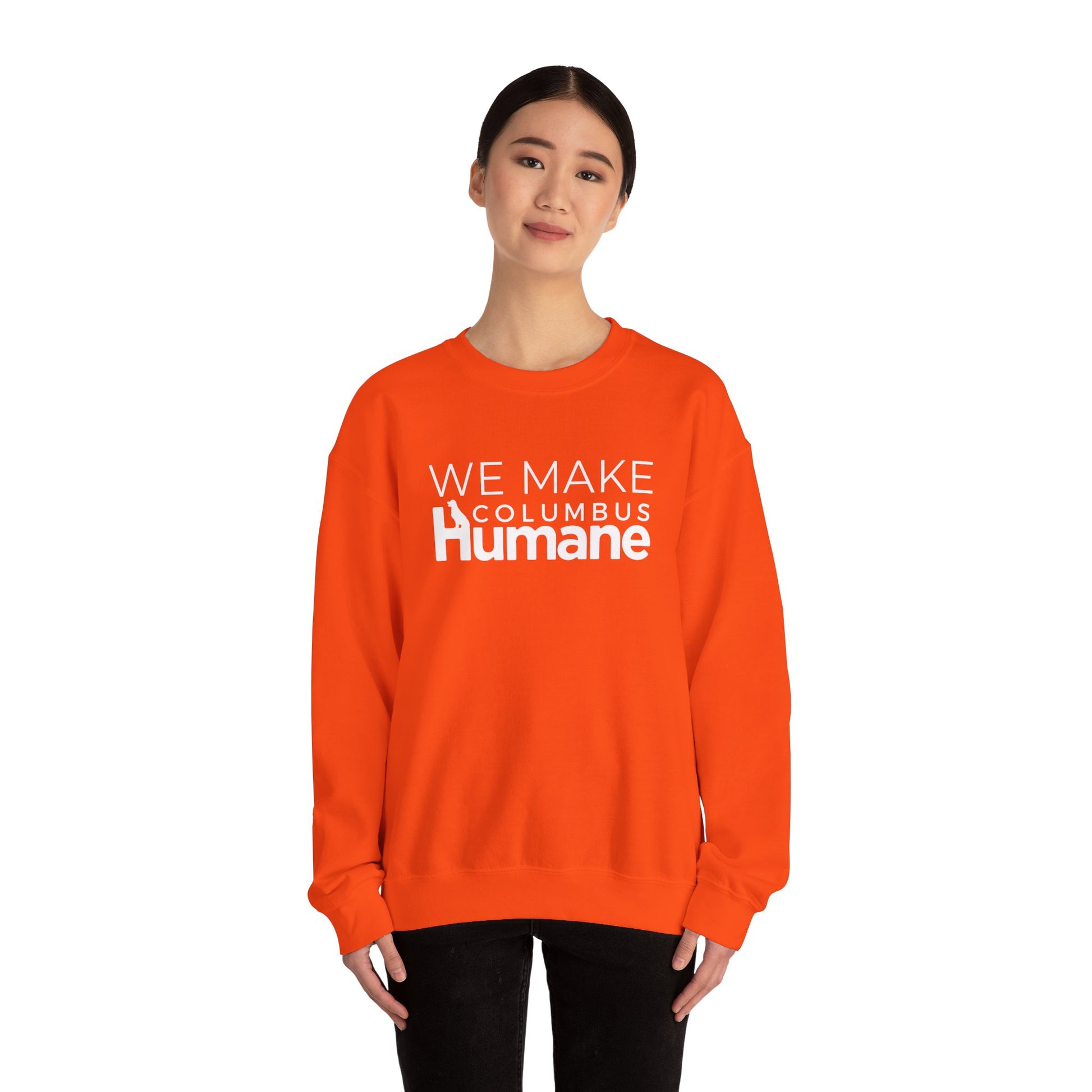 We Make Columbus Humane Unisex Heavy Blend Crewneck Sweatshirt