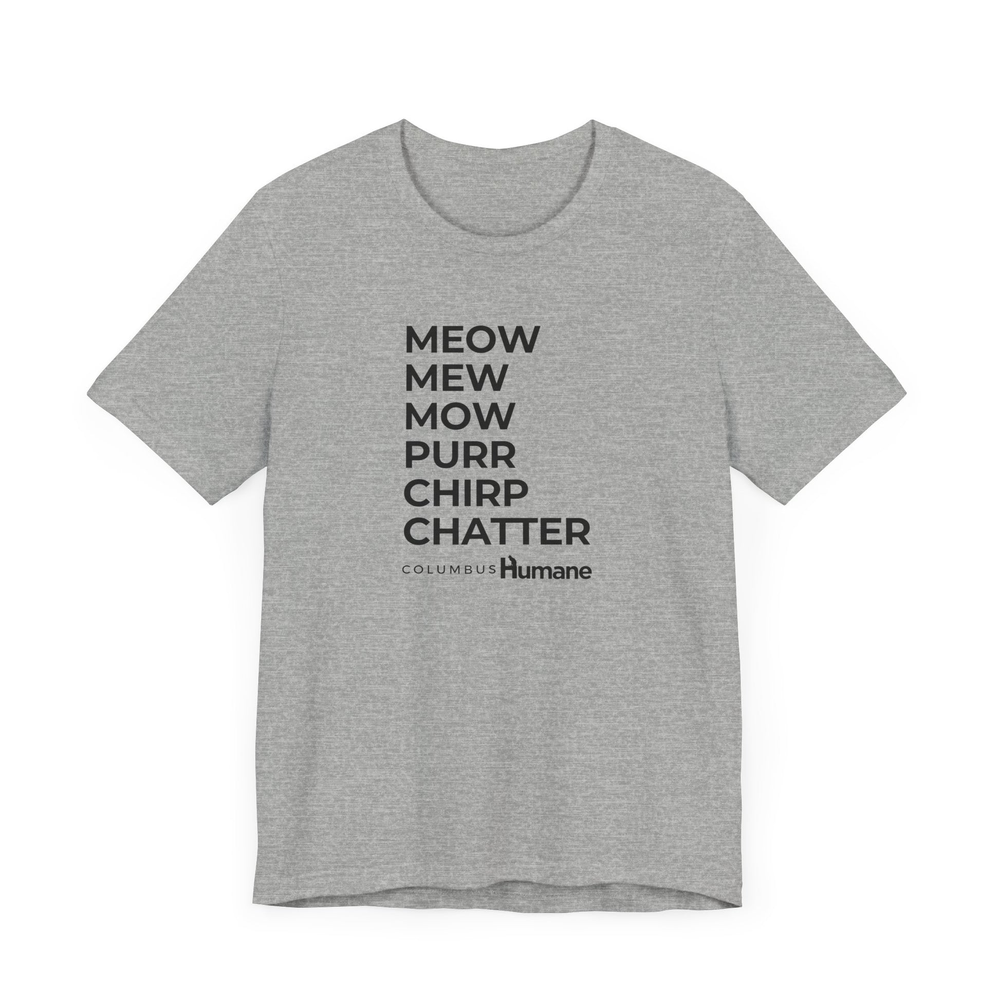 Meow Columbus Humane Unisex Jersey Short Sleeve Tee