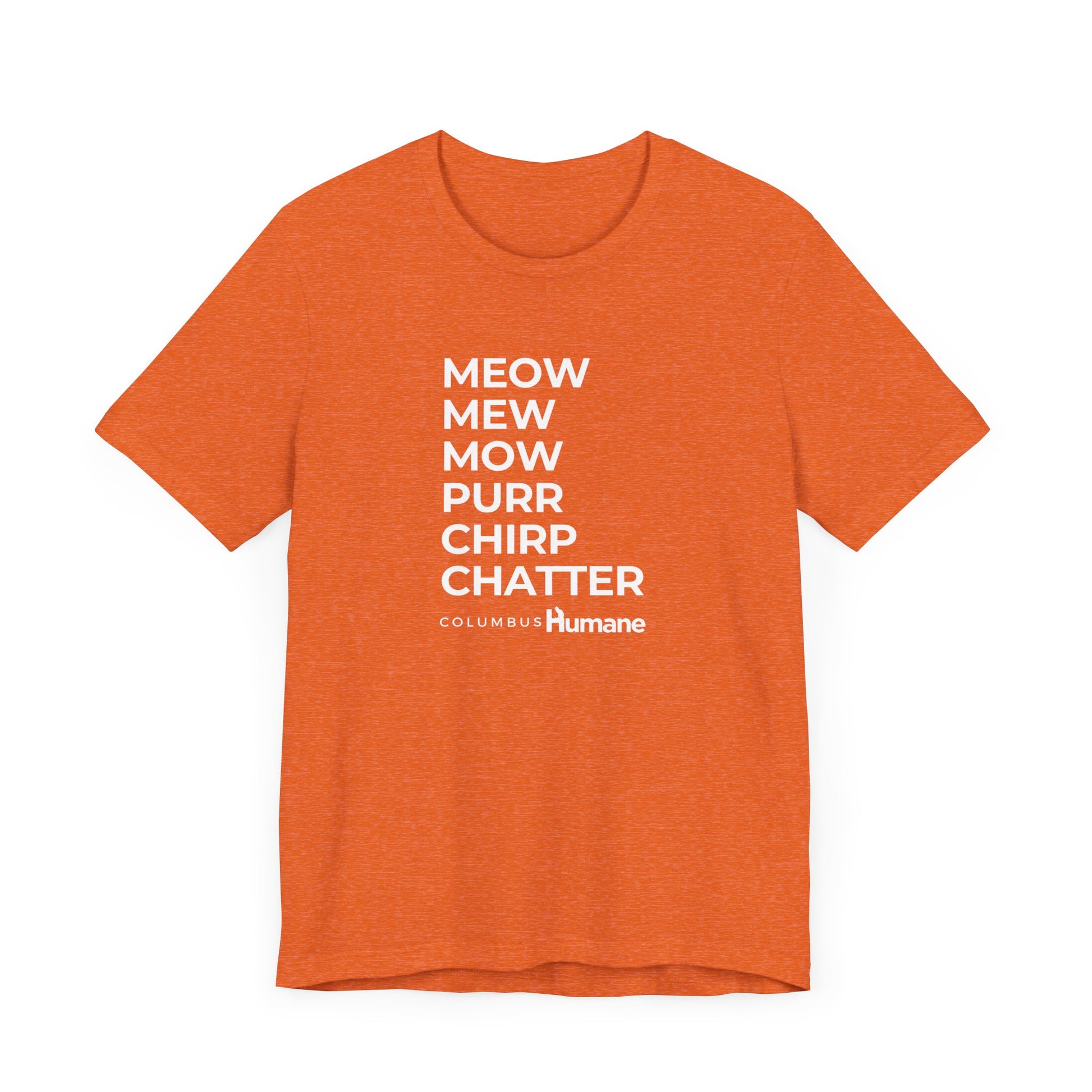 Meow Columbus Humane Unisex Jersey Short Sleeve Tee