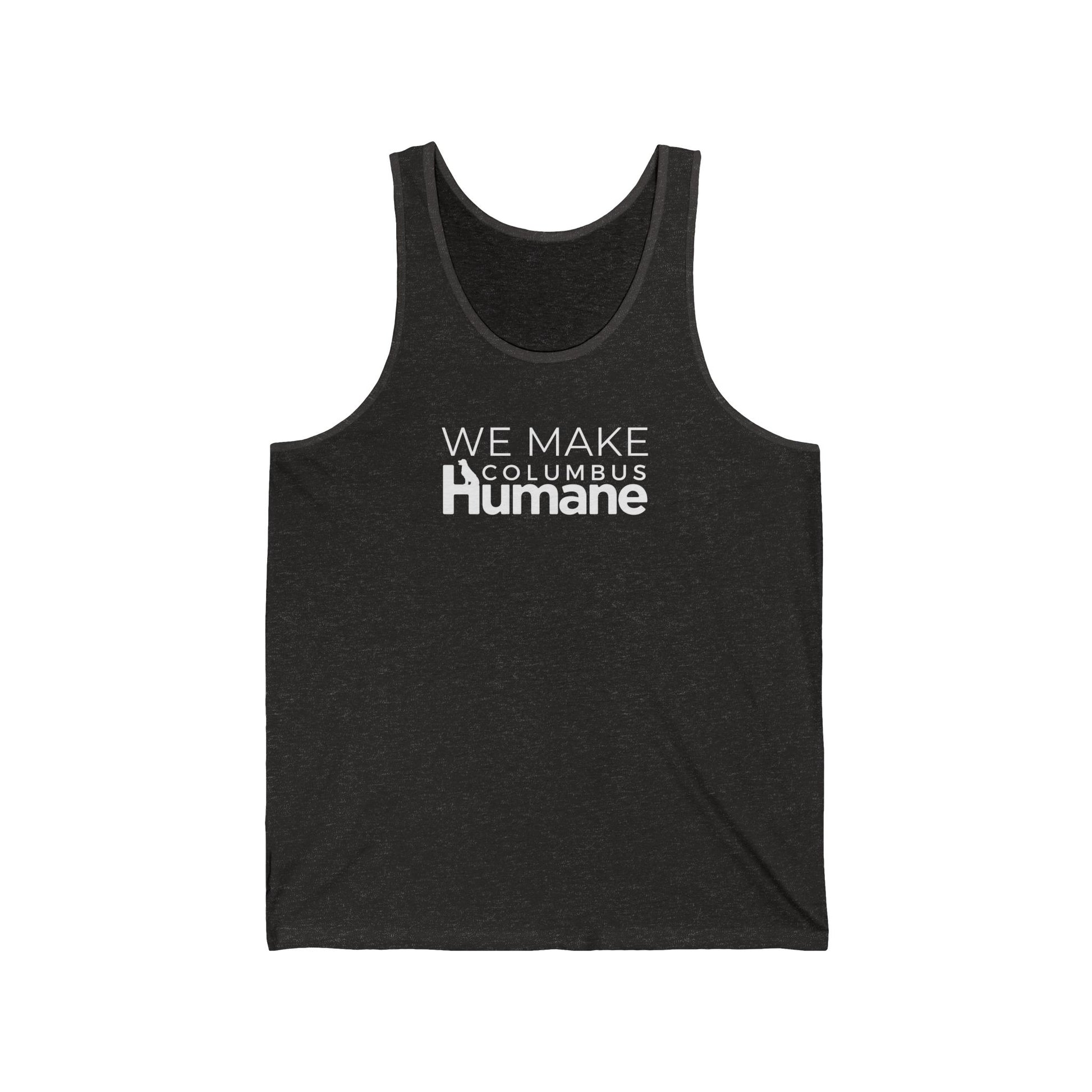 Columbus Humane Unisex Jersey Tank - Soft Summer Tee, Animal Lover Gift, Casual Layering Top, Charity Awareness Wear, Everyday Comfort