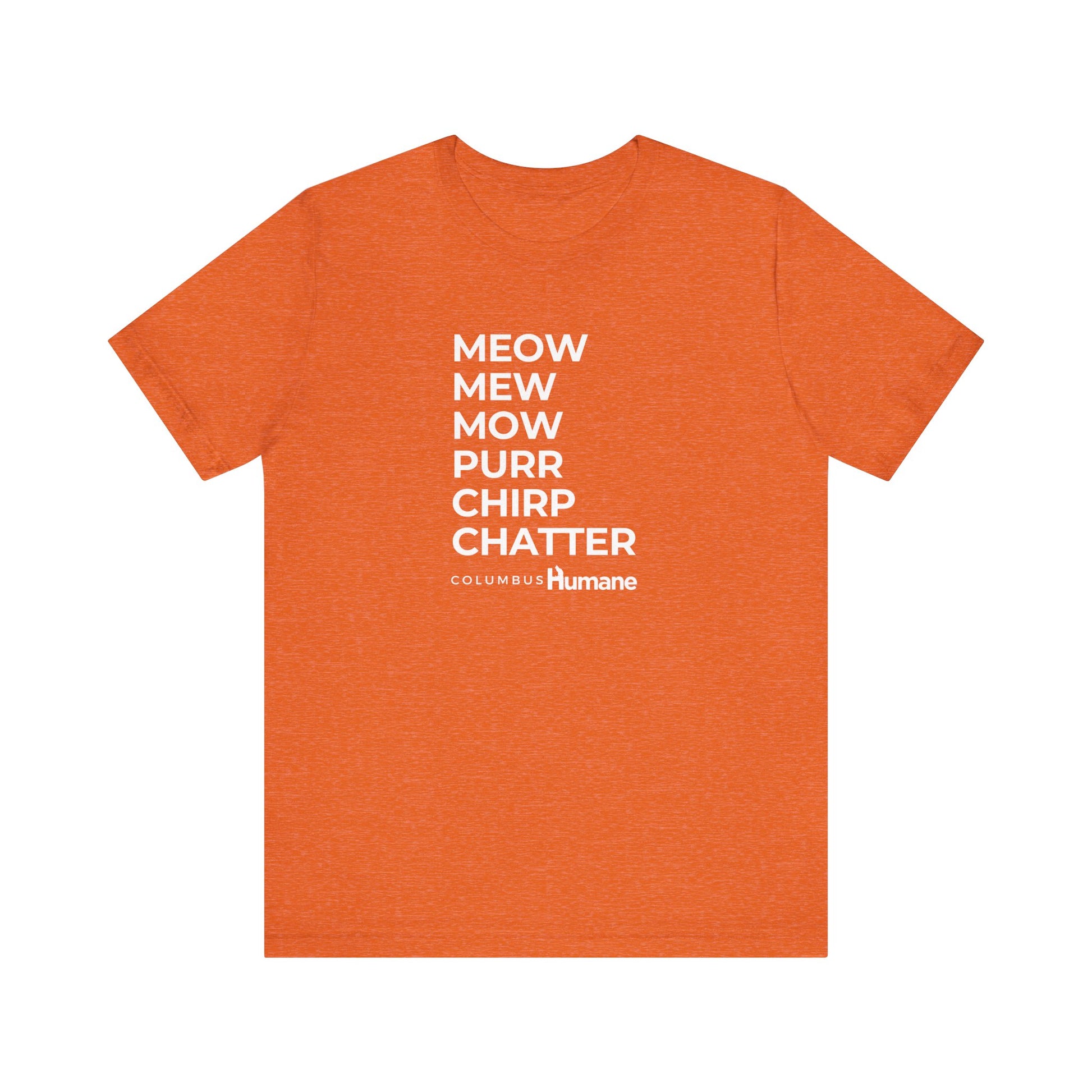 Meow Columbus Humane Unisex Jersey Short Sleeve Tee
