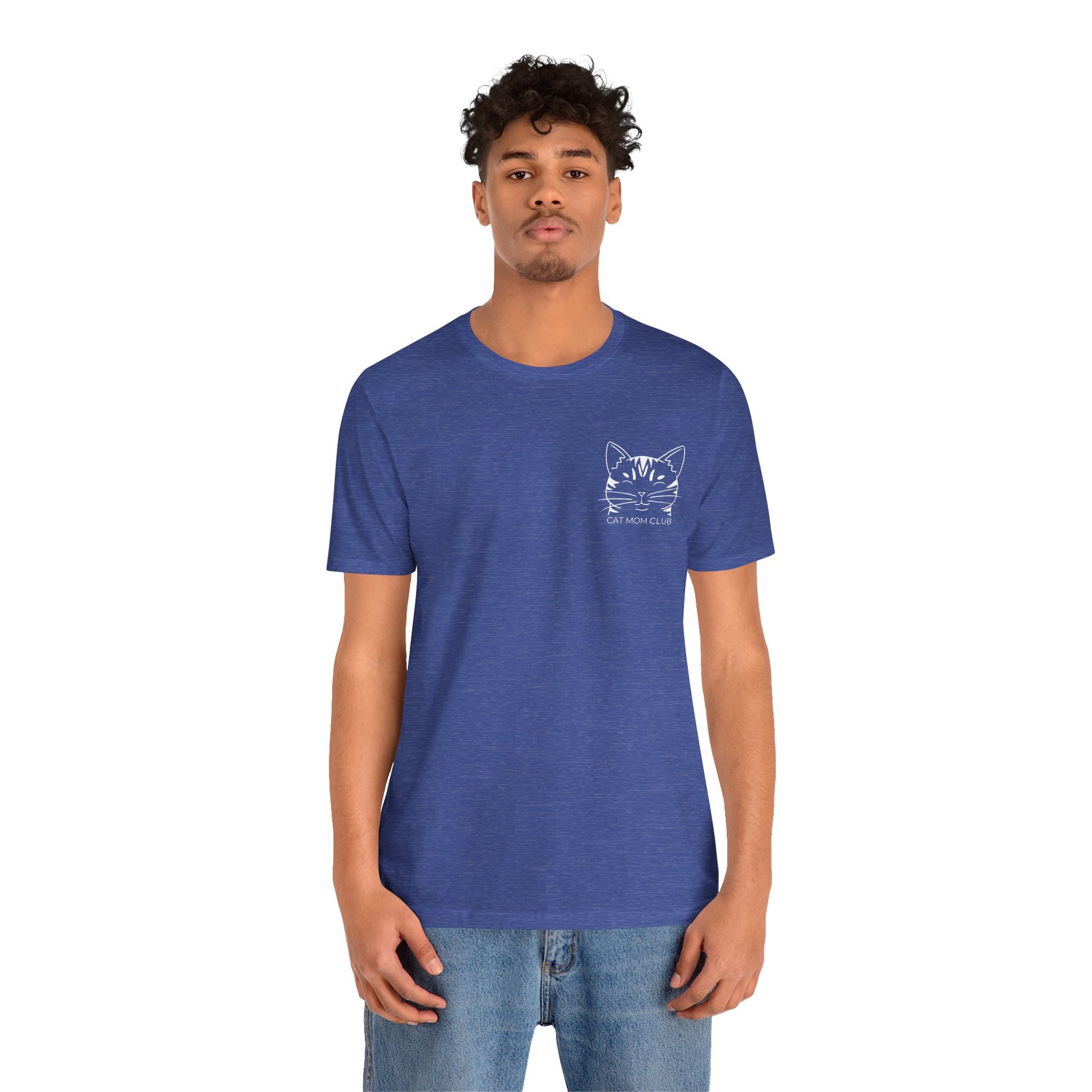 Cat Mom Club Unisex Jersey Short Sleeve Tee