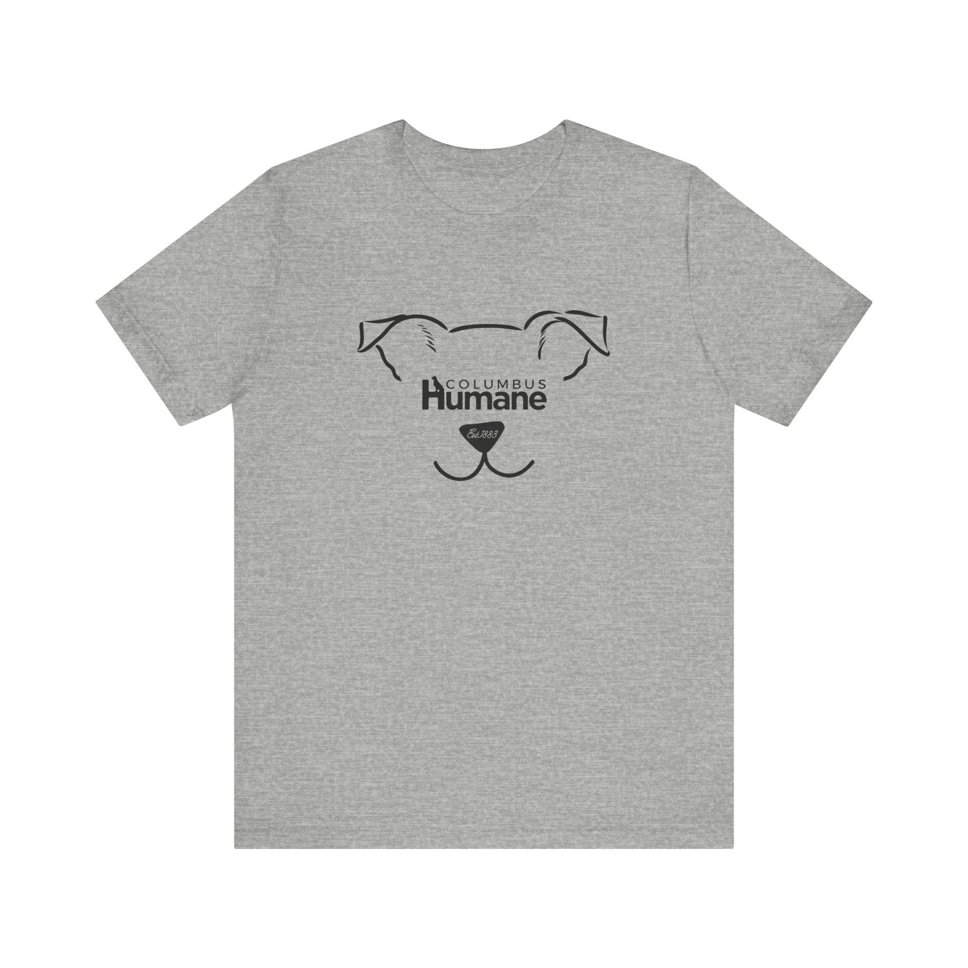 Dog EST Columbus Humane Unisex Jersey Short Sleeve Tee