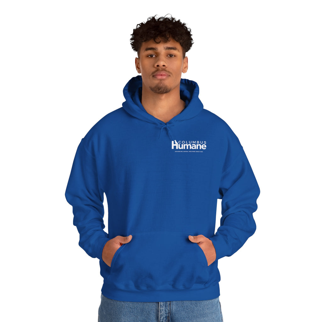 Columbus Humane Front and Back Unisex Heavy Blend Hoodie