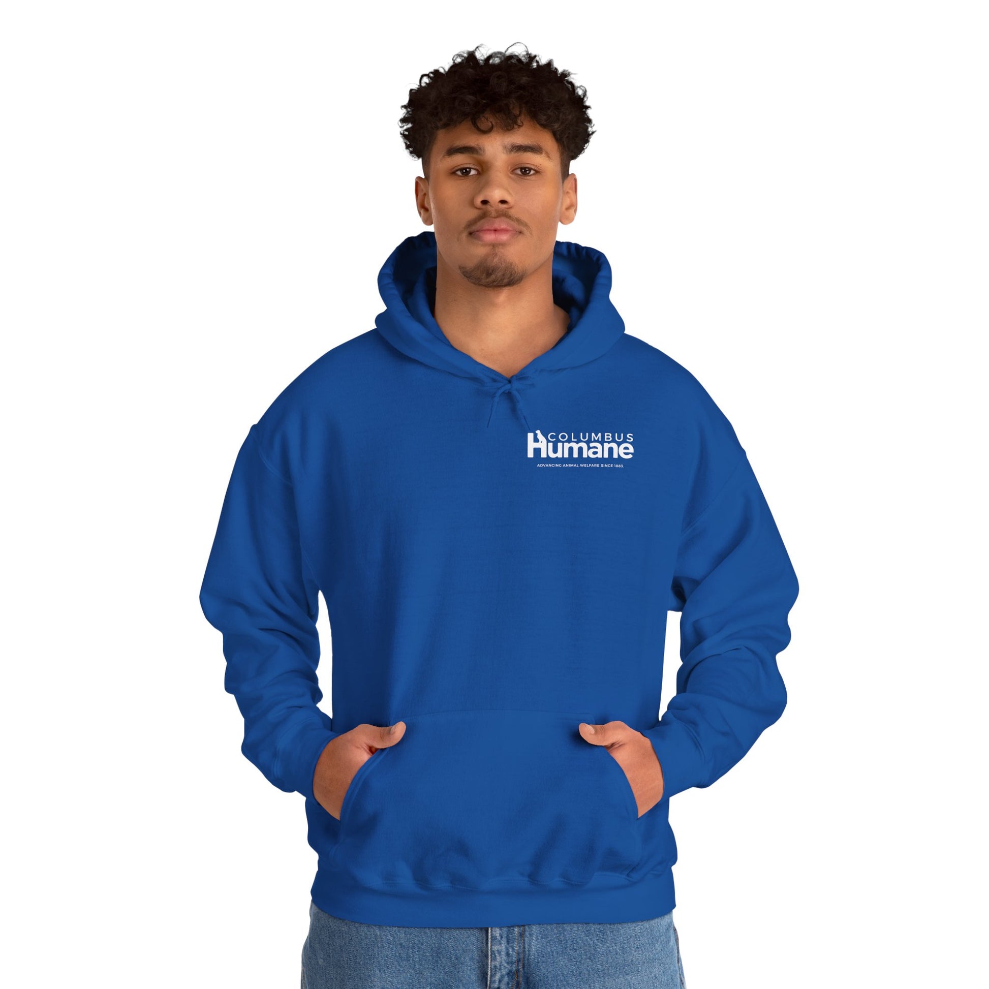 Columbus Humane Front and Back Unisex Heavy Blend Hoodie