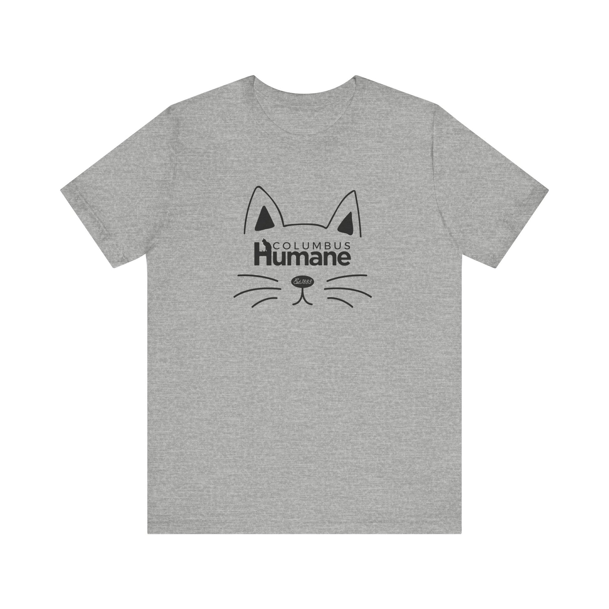 Cat Columbus Humane Unisex Jersey Short Sleeve Tee