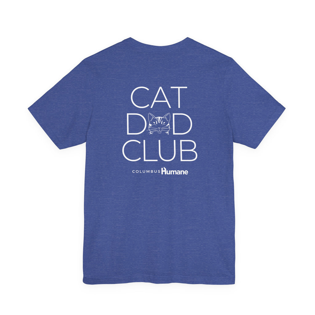 Cat Dad Club Unisex Jersey Short Sleeve Tee
