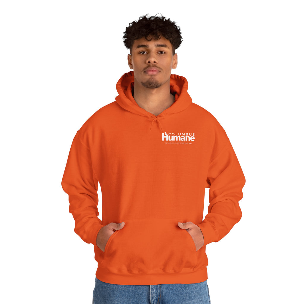 Columbus Humane Front and Back Unisex Heavy Blend Hoodie