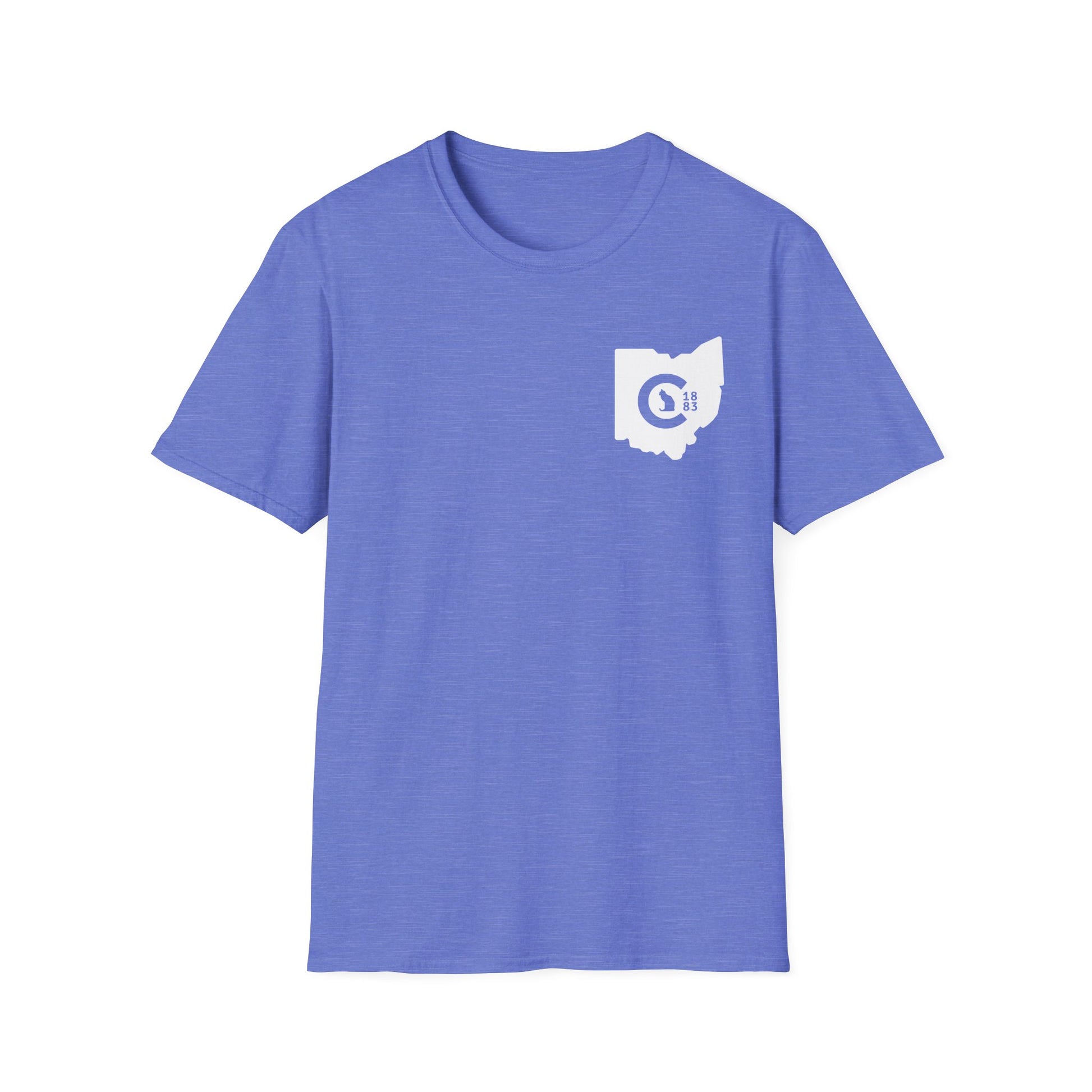 Ohio Cat Unisex T-Shirt, Soft Cotton Tee, Animal Charity Shirt, Gift for Dog Lovers, Casual Everyday Wear