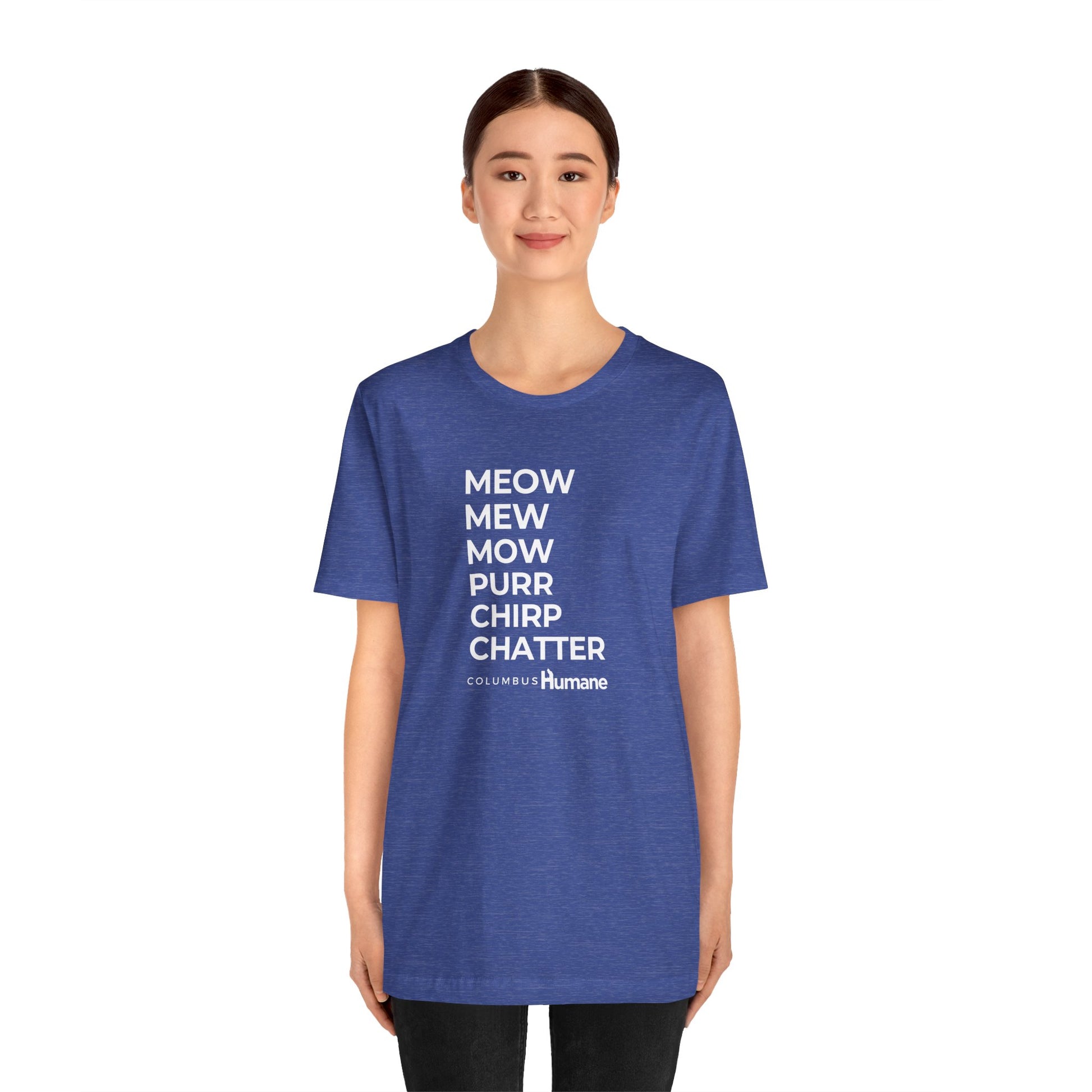 Meow Columbus Humane Unisex Jersey Short Sleeve Tee