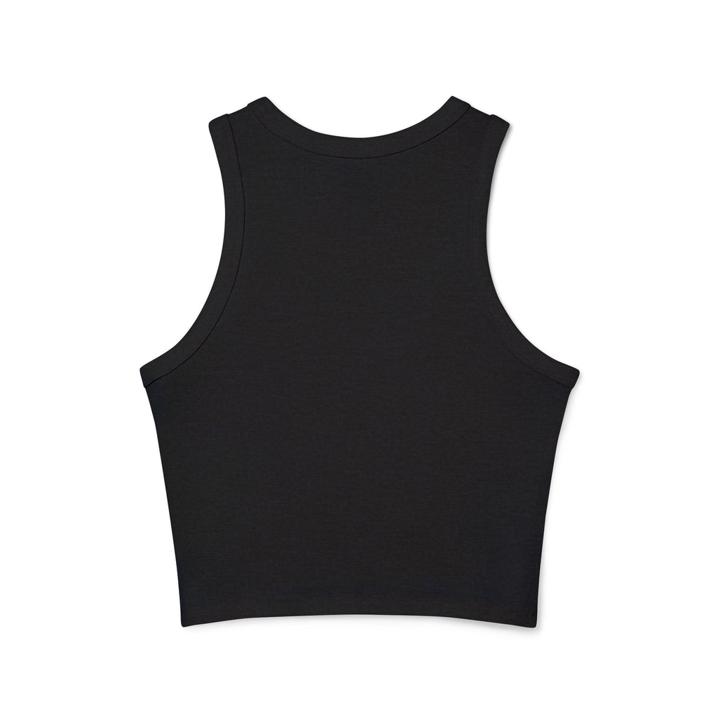 Columbus Humane Trendy Women's Micro Rib Racer Tank Top, Summer Fashion, Casual Wear, Beach Outfit, Gift for Her, Everyday Essential