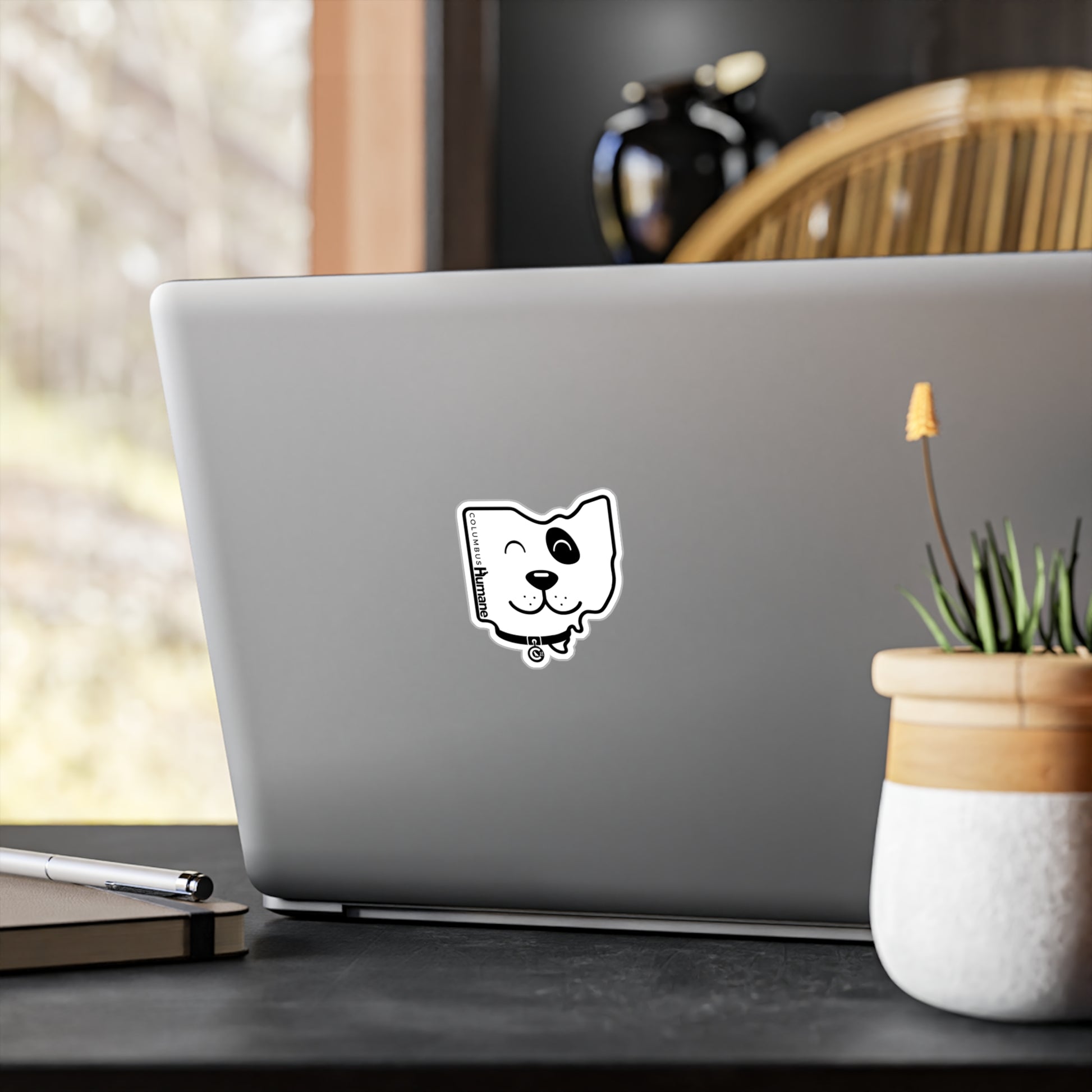 Kiss-Cut Vinyl Ohio Dog Decal