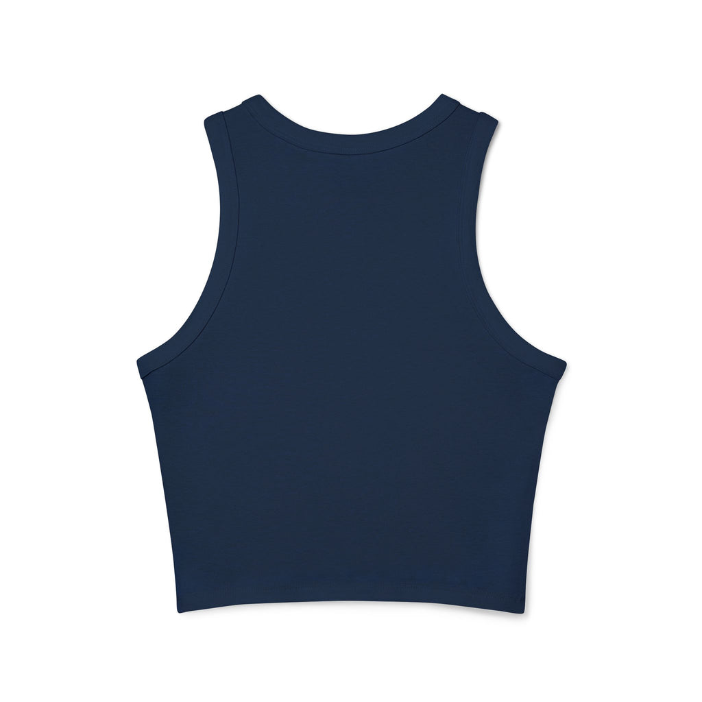 Columbus Humane Trendy Women's Micro Rib Racer Tank Top, Summer Fashion, Casual Wear, Beach Outfit, Gift for Her, Everyday Essential