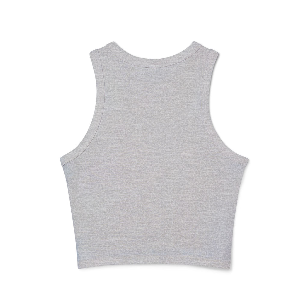 Columbus Humane Trendy Women's Micro Rib Racer Tank Top, Summer Fashion, Casual Wear, Beach Outfit, Gift for Her, Everyday Essential