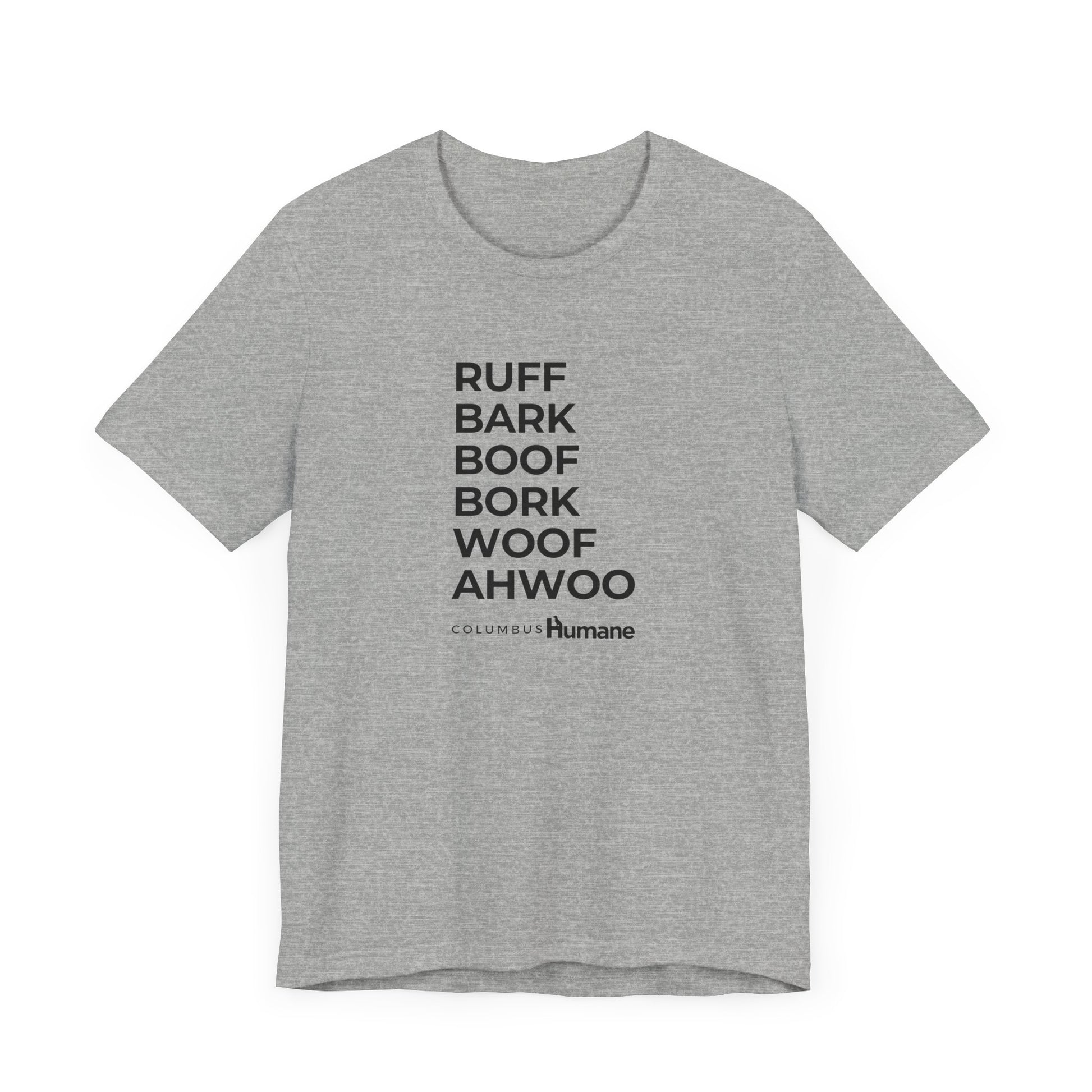 Woof Columbus Humane Unisex Jersey Short Sleeve Tee