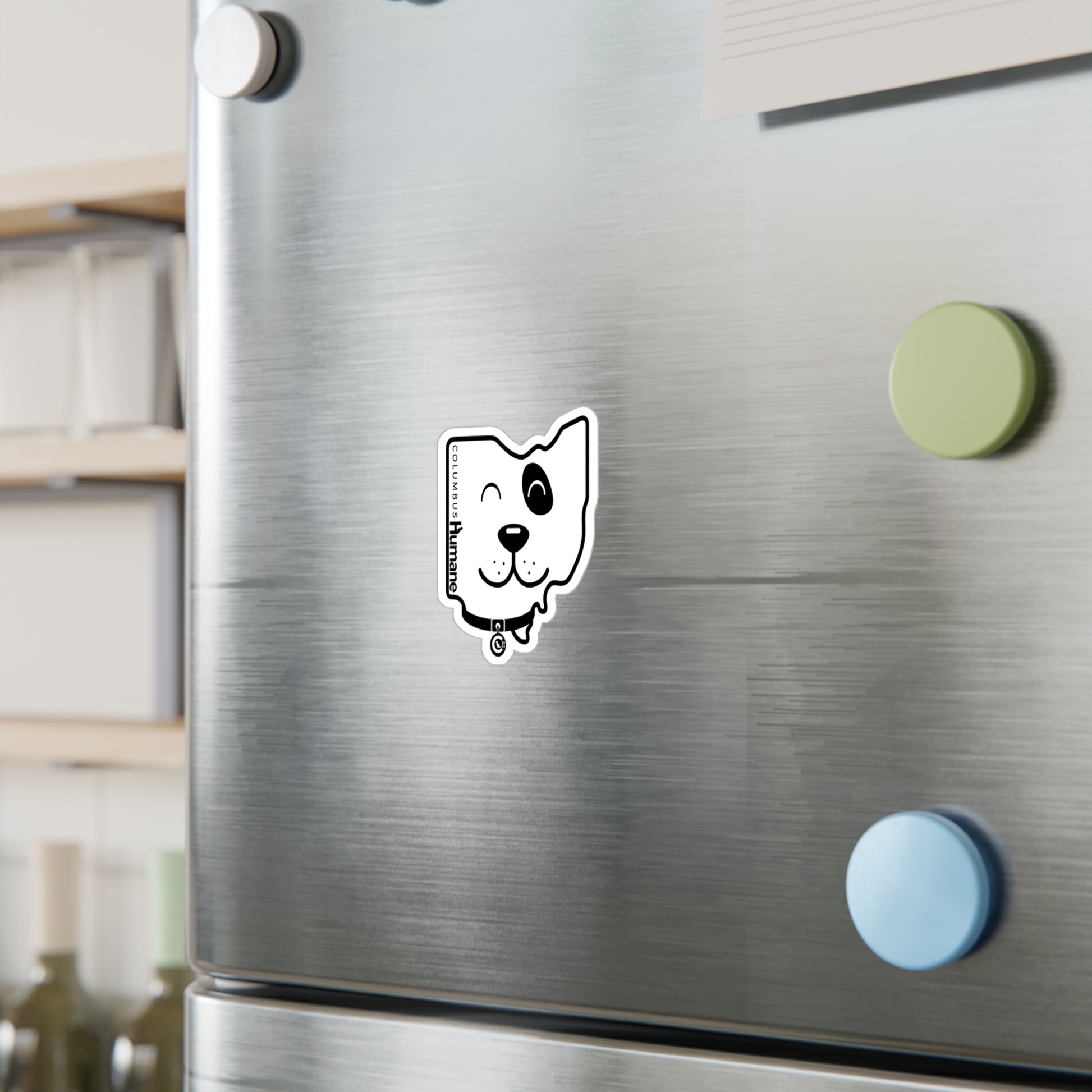 Kiss-Cut Vinyl Ohio Dog Decal