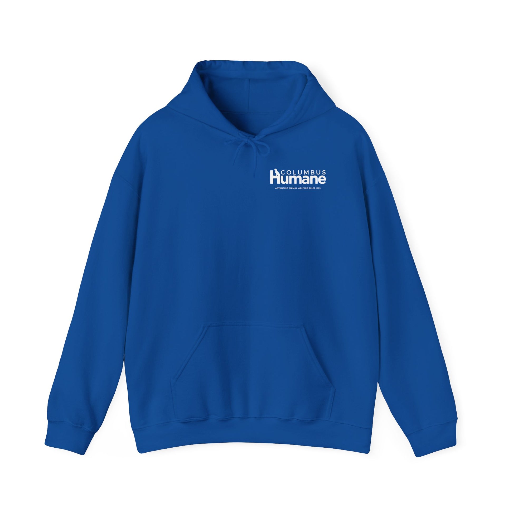 Columbus Humane Front and Back Unisex Heavy Blend Hoodie